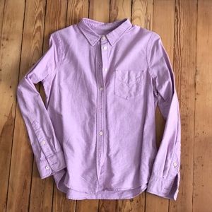 Lavender Madewell Broadway & Broome Button-Up
